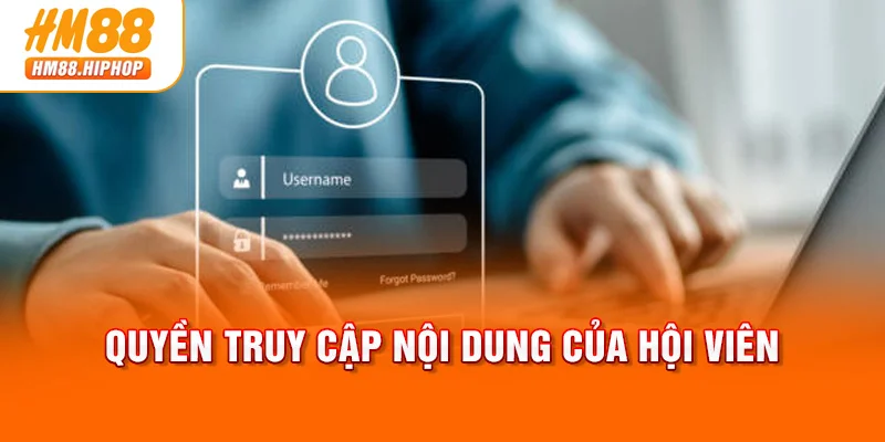 Quyền truy cập nội dung của hội viên